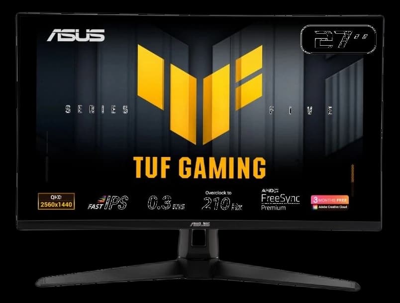 Monitor Gamer ASUS TUF Gaming 27" QHD VG5A Series 210Hz 0,3ms