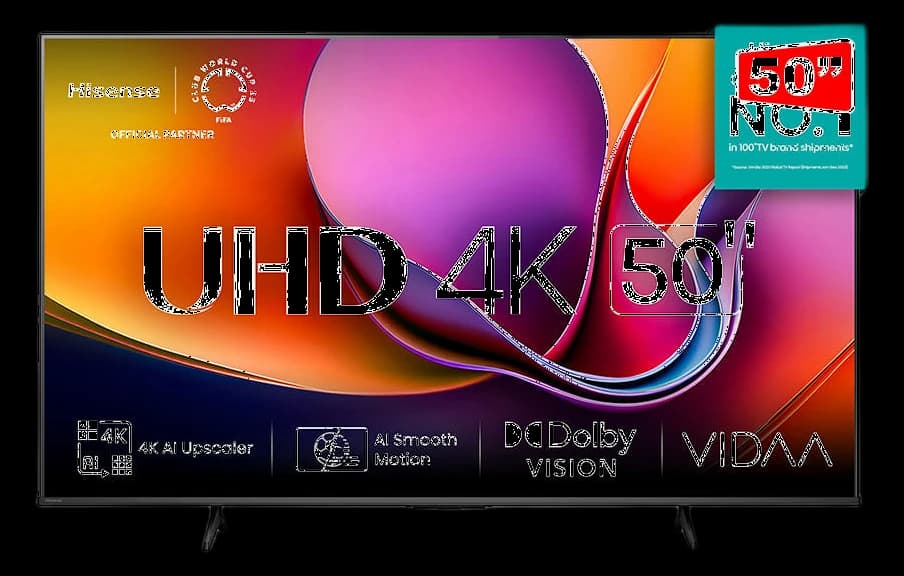 Hisense 50" UHD 4K A6